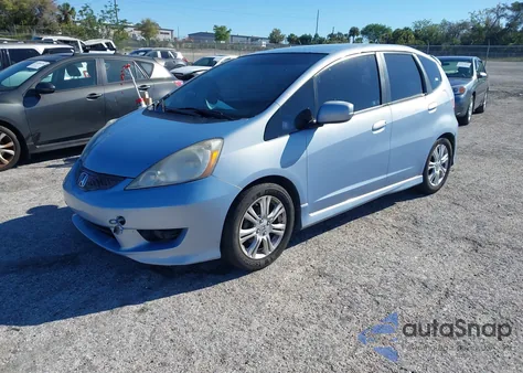 2009 Honda Fit Sport из США, поврежденный, VIN JHMGE88489S042437